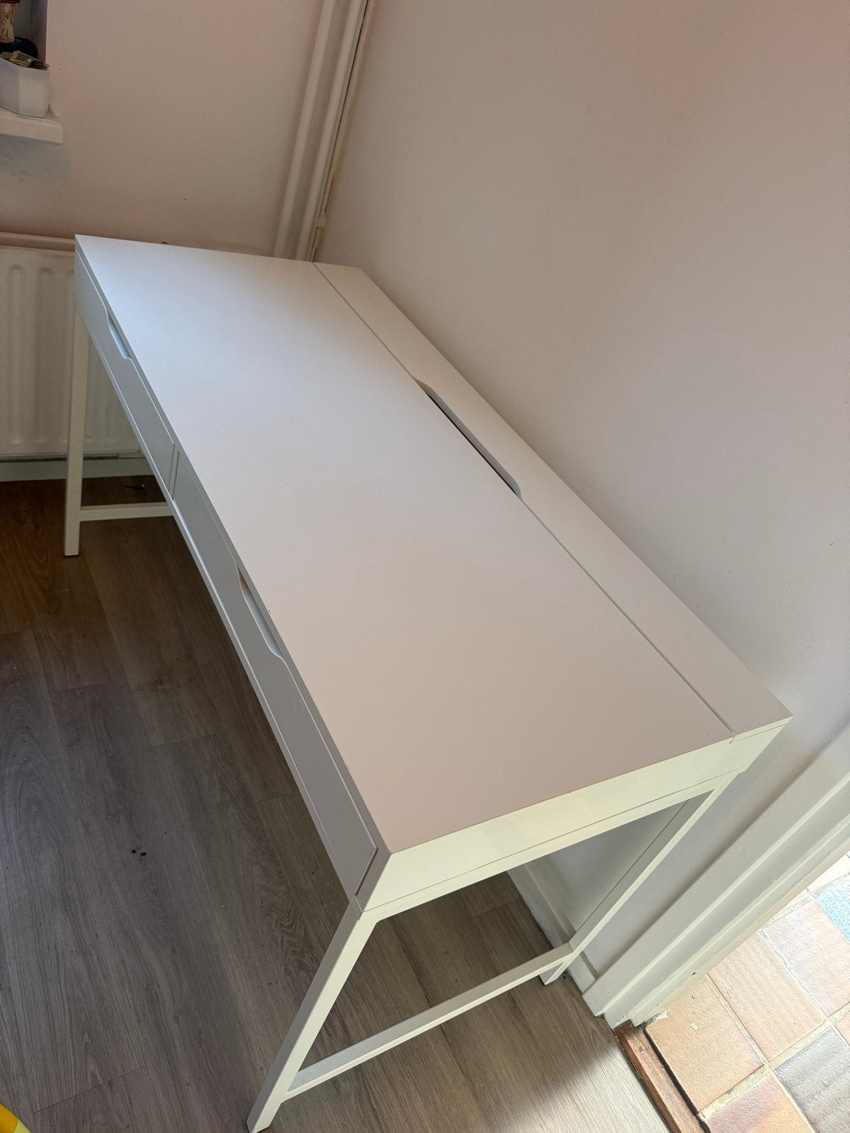 IKEA Alex bureau met lades en opbergruimte, Ophalen, Gebruikt, Met lades, Spaanplaat of MDF