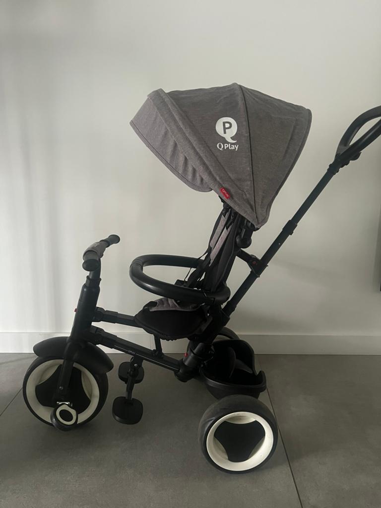 QPlay Rito Deluxe driewieler, Ophalen of Verzenden, Zo goed als nieuw, Duwstang