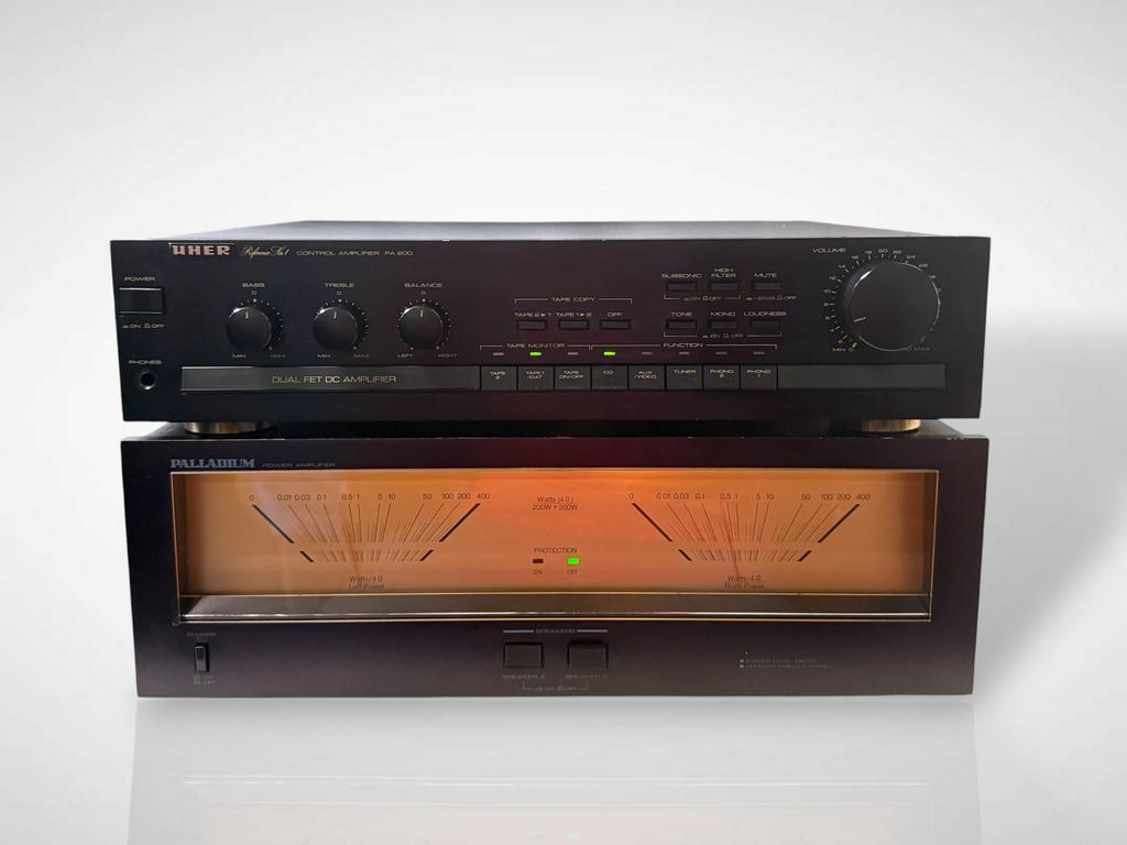 Uher / Palladium LA-1200 Vintage Hi-Fi Stereo Eindversterker, Overige merken, Gebruikt, Uher, Ophalen of Verzenden