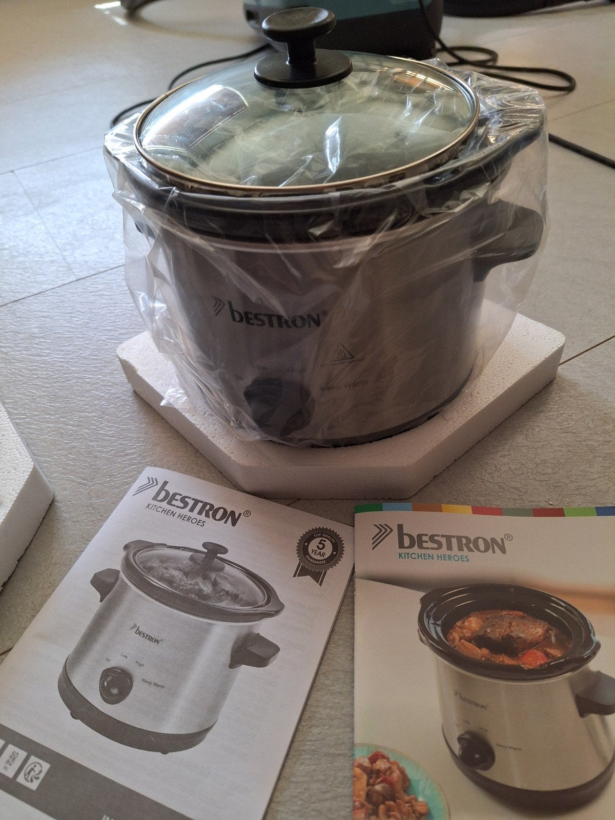 Bestron Slowcooker 1.5L - Nieuw en Ongebruikt, Witgoed en Apparatuur, Slowcookers, Ophalen, Zo goed als nieuw