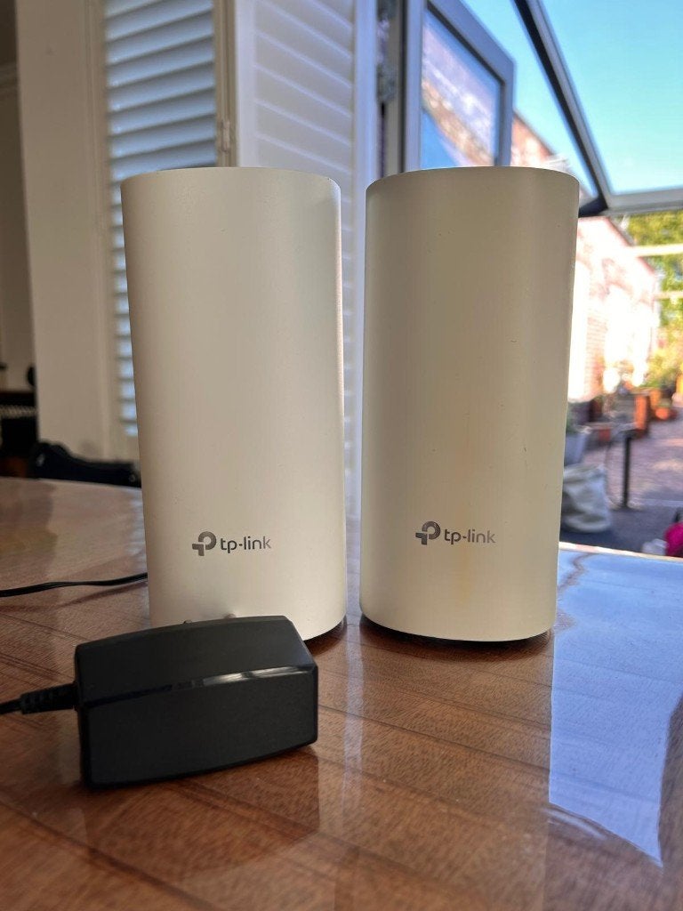Deco TP-Link M4 , 2 stuks, Ophalen, Gebruikt, Router, TP-Link