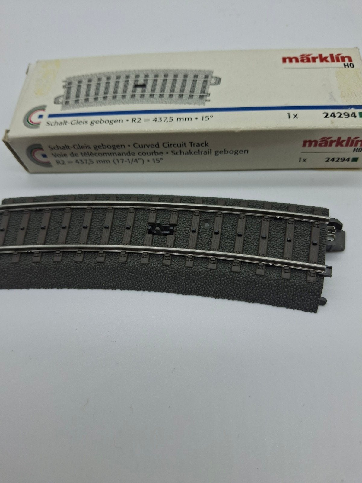 Märklin 24294 schakel rails h0, Wisselstroom, Nieuw, Rails, Ophalen of Verzenden