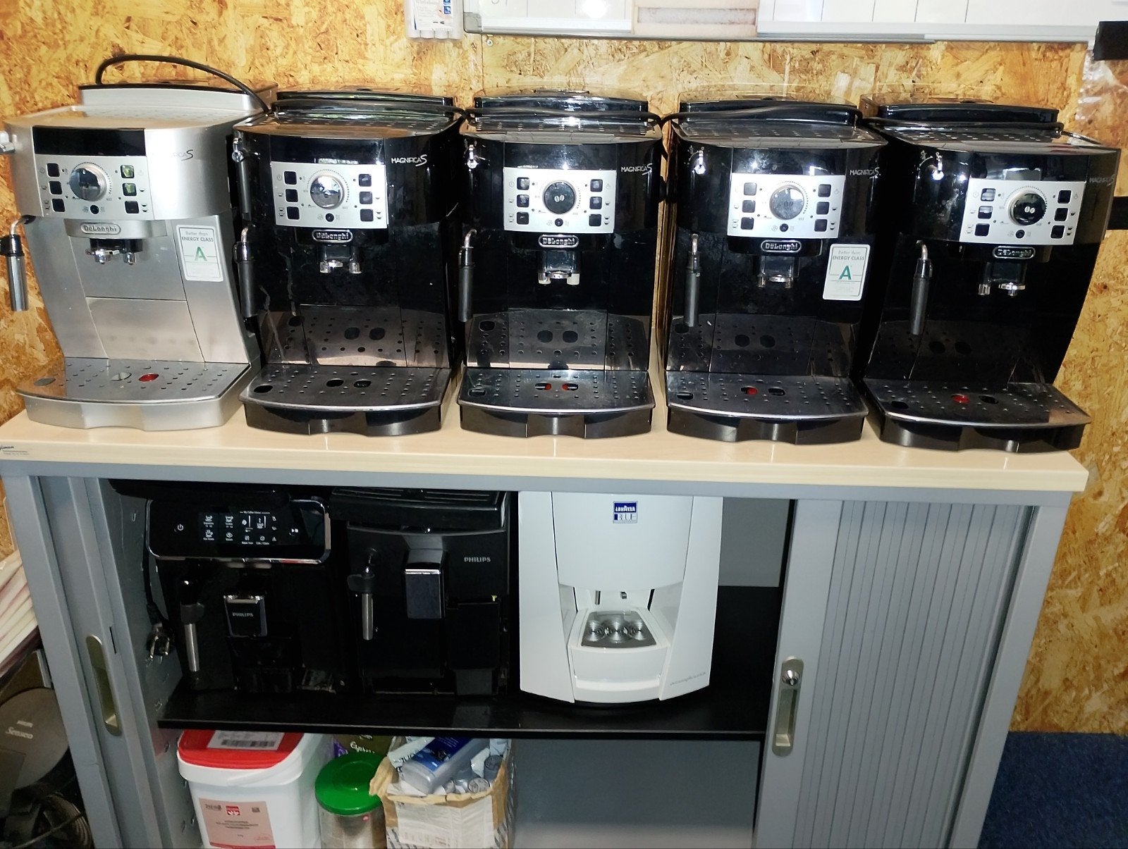 koffiezetapparaten, Ophalen, Koffiemachine