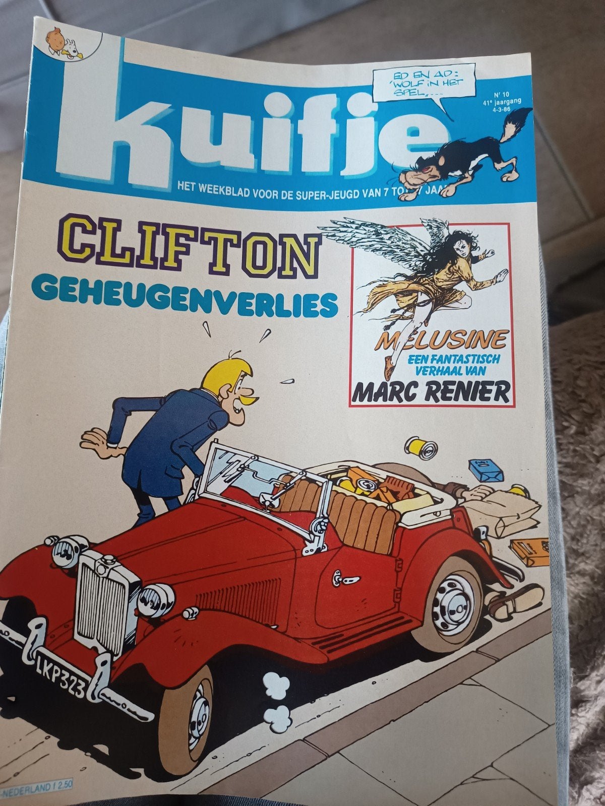 Kuifje weekblad - Clifton Geheugenverlies & Melusine, Boeken, Ophalen of Verzenden