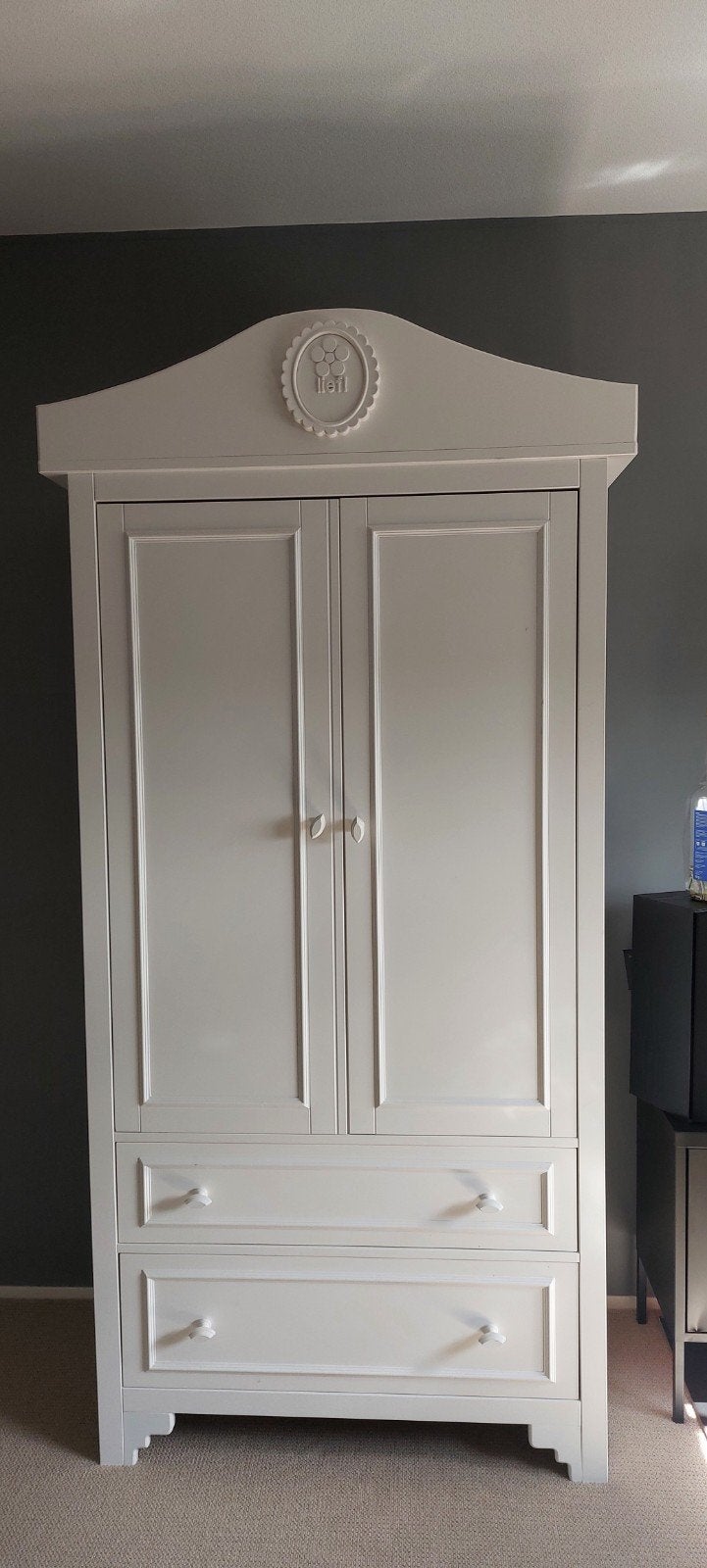 Lief! Lifestyle Meidenkast - Wit - Zo goed als nieuw, Huis en Inrichting, Zo goed als nieuw, 50 tot 75 cm, Met plank(en), 200 cm of meer
