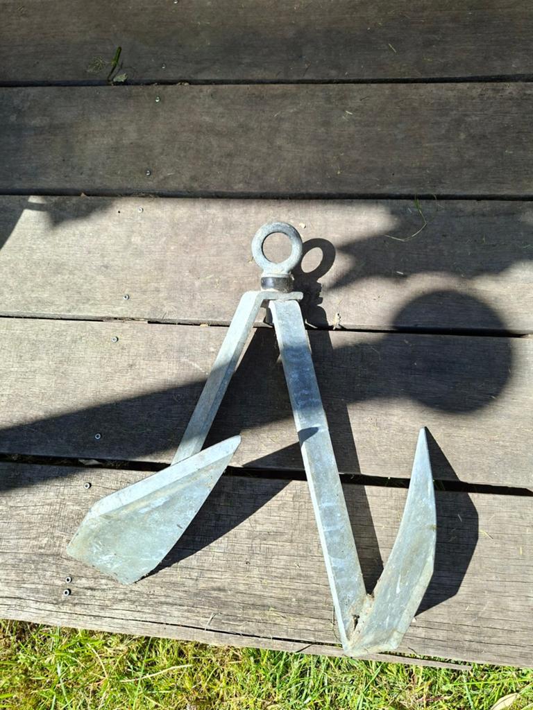Bijzonder opvouwbaar anker ca  6 kg. Scharniert bij het oog, Ophalen of Verzenden, Toebehoren, Minder dan 15 m²
