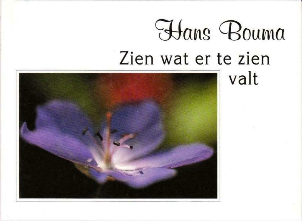 Zien wat er te zien valt - Hans Bouma, Ophalen of Verzenden, Zo goed als nieuw, Hans Bouma, Eén auteur
