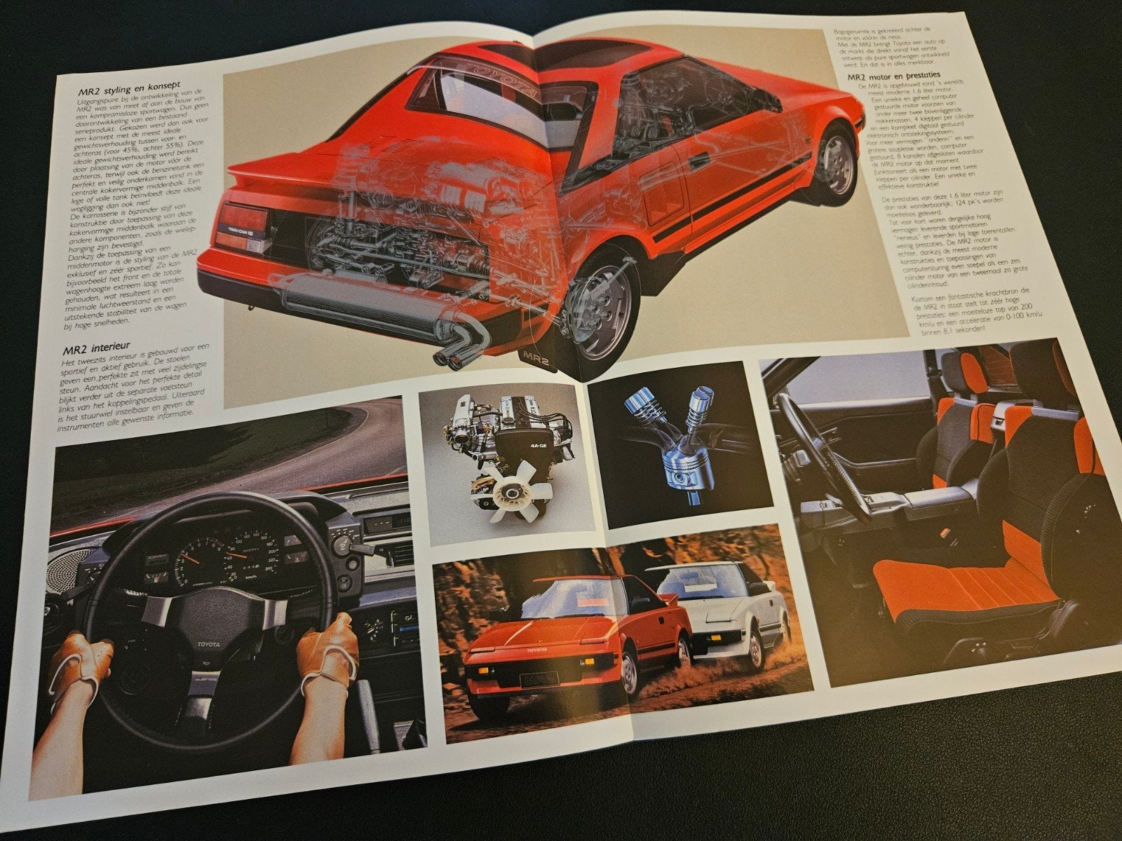 Brochure Toyota MR2, Ophalen of Verzenden, Zo goed als nieuw, Toyota