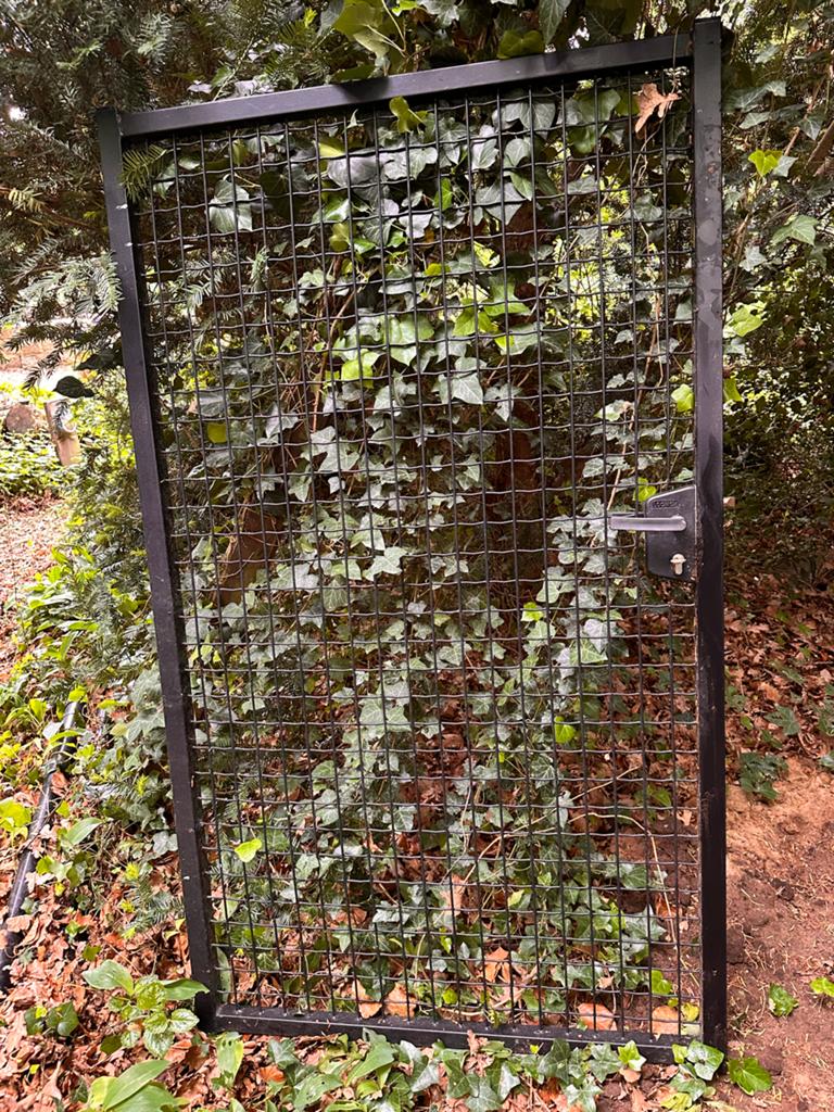 Herras looppoort - Stevige metalen poort, Tuin en Terras, Met poort, Gebruikt, Overige typen, Ophalen of Verzenden