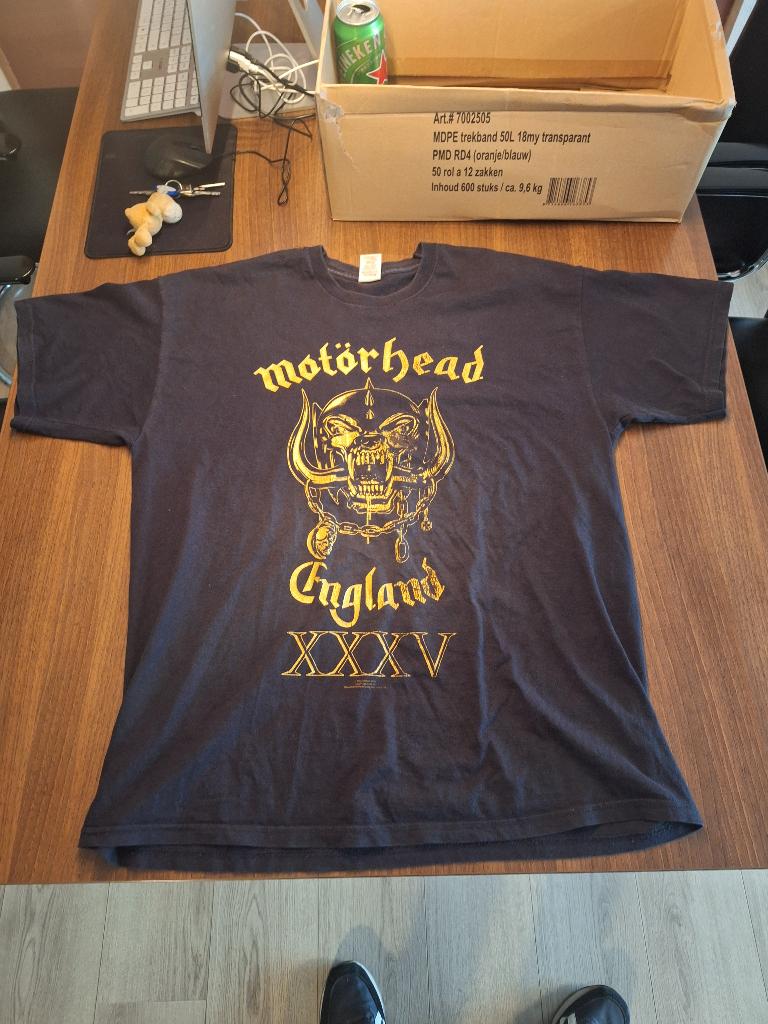 Oud T-shirt Motorhead uit 2016 maat XL tour 2010, Kleding | Heren, T-shirts, Ophalen of Verzenden, Gedragen, Maat 56/58 (XL), Zwart