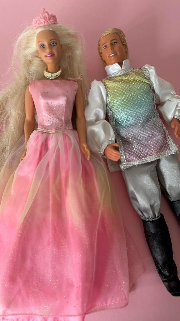 Barbie Princess Ken RAINBOW Mattel, Verzamelen, Poppen, Ophalen of Verzenden, Gebruikt, Pop