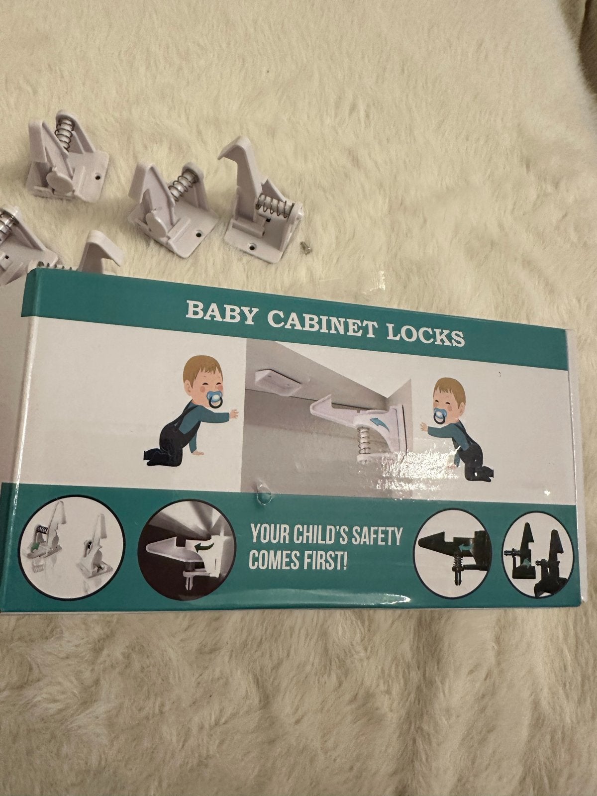 Baby Veiligheidssloten voor Kasten en Lades, Ophalen of Verzenden, Nieuw