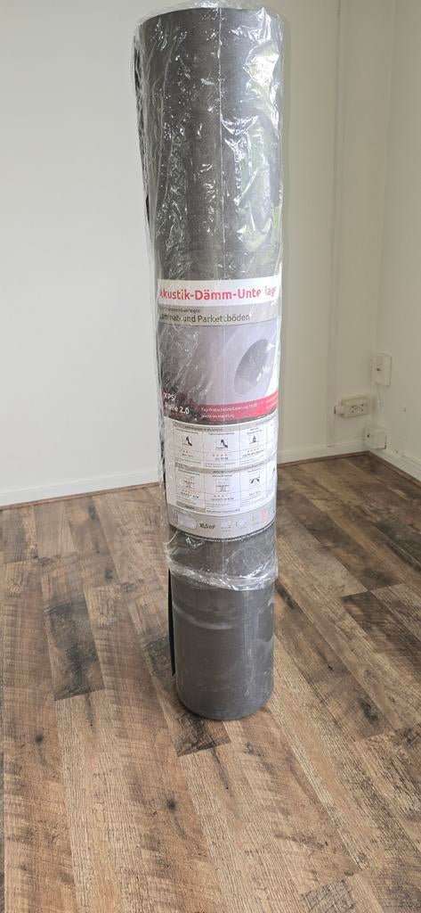 Akustik-Dämm-Unterlage XPS Rol 2.0 - 16,5 m², Ophalen of Verzenden