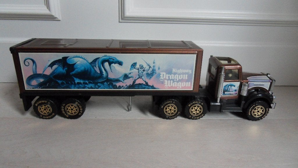 Buddy L : Kenworth Highway Dragon wagon 1981, Ophalen of Verzenden, Zo goed als nieuw, Auto's