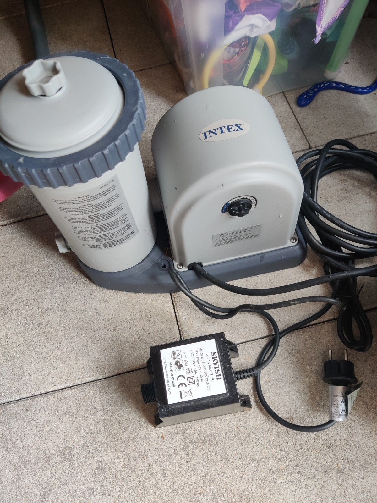 Intex Krystal clear model 636G filterpomp, Ophalen, Zo goed als nieuw, Filter