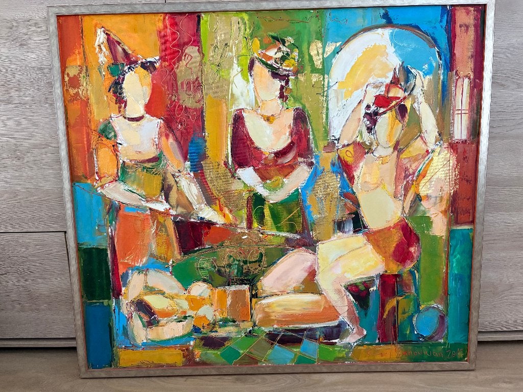 Schilderij Gagik Manoukian, 83x93 cm, Ophalen of Verzenden