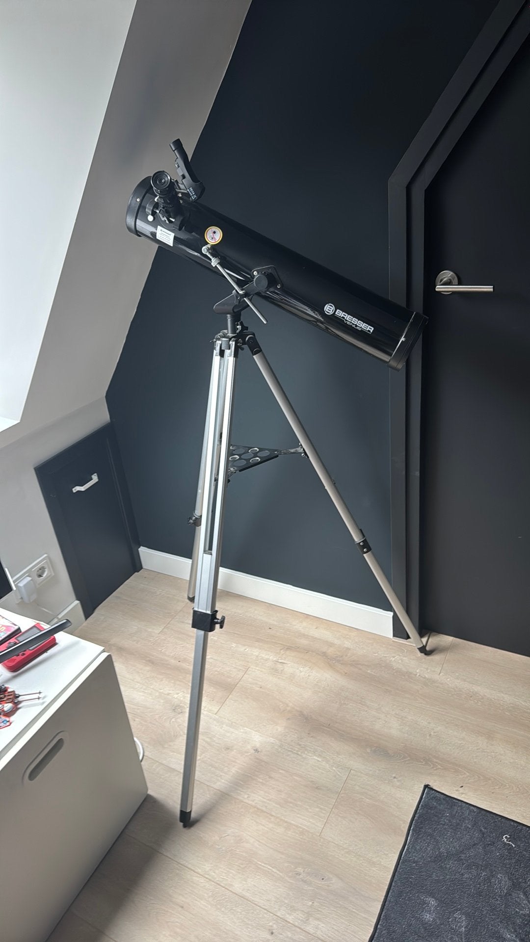 Telescoop bresser venus., Lenzentelescoop (refractor), Met statief, Ophalen of Verzenden, Zo goed als nieuw