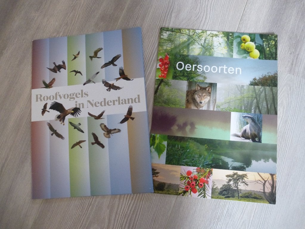 Nederland Eurozegels Oersoorten en Roofvogels + Opbergbladen, Verzenden, Na 1940, Postfris