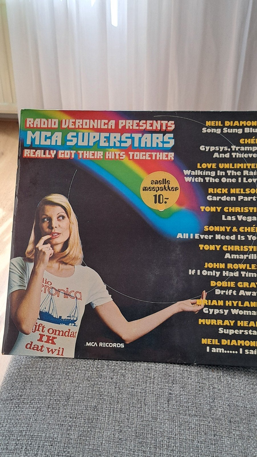 Vinyl verzamel lp  radio veronica  mca superstars, Ophalen of Verzenden, Pop, LP