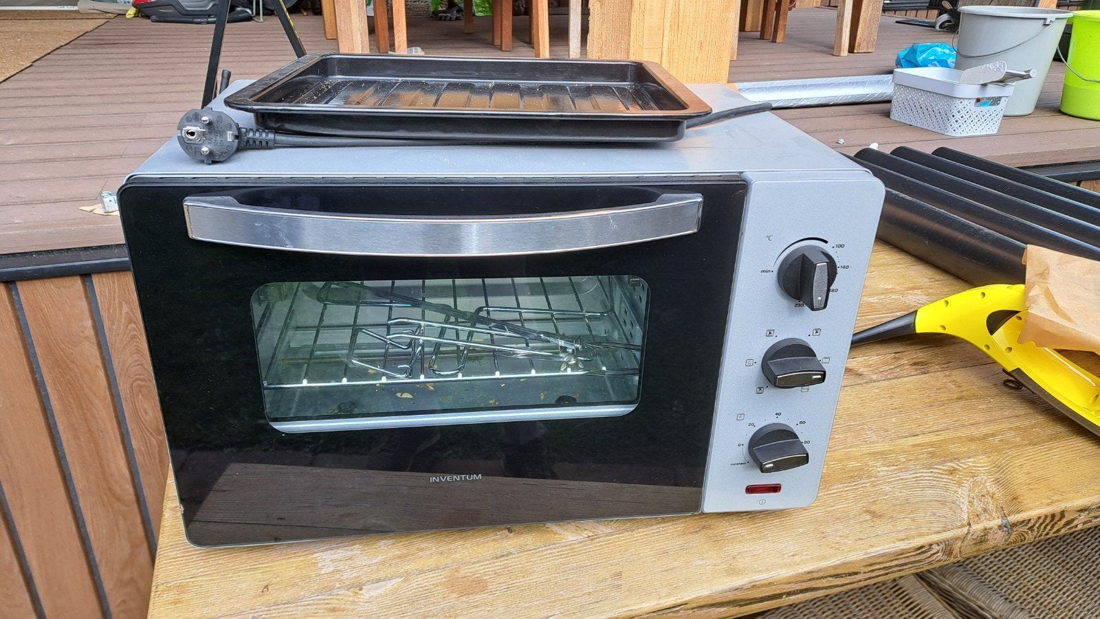 Inventum Mini-oven OV307S/01 - Compact en Veelzijdig, Ophalen, Minder dan 45 cm, Gebruikt, Inventum