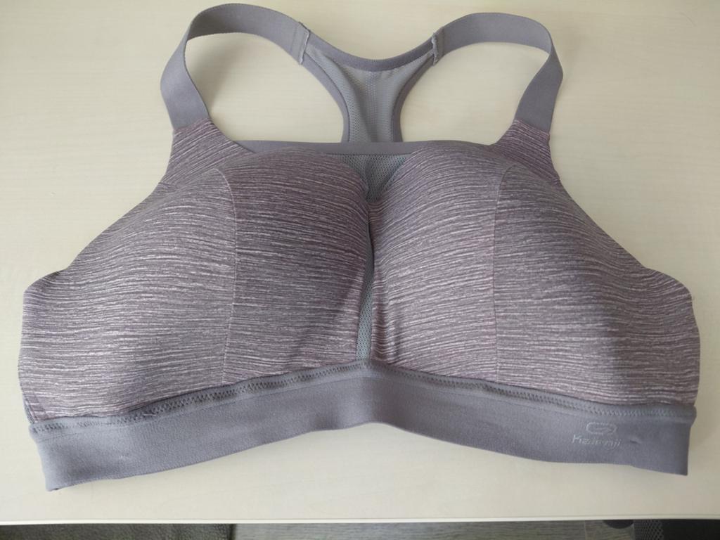 Te koop zgan sportbh sport bh maat m/l, Ophalen of Verzenden, Zo goed als nieuw, Grijs, Fitness of Aerobics
