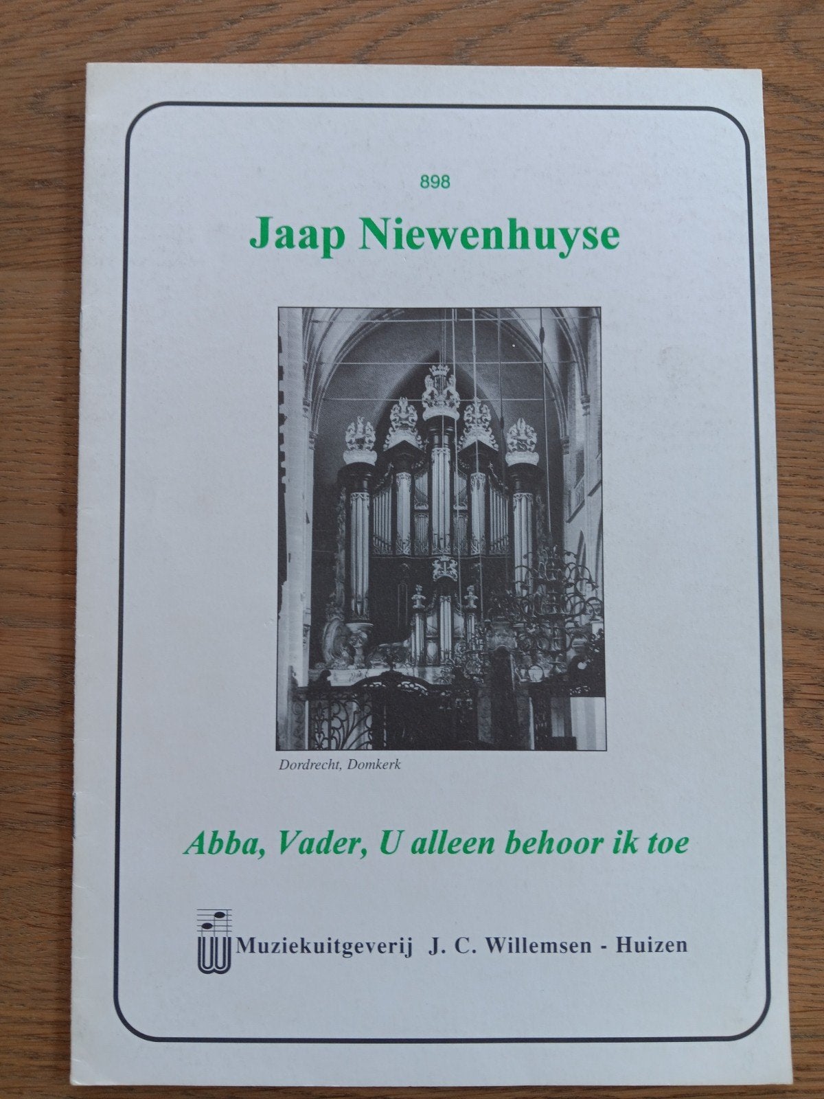 Jaap Niewenhuyse - Abba, Vader, U alleen behoor ik toe, Muziek en Instrumenten, Bladmuziek, Ophalen of Verzenden, Gebruikt, Artiest of Componist