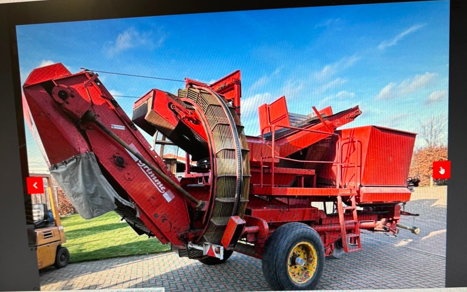 Grimme aardappelrooier en Schuitmaker mestverspreider, Zakelijke goederen, Ophalen, Akkerbouw, Aardappeltechniek