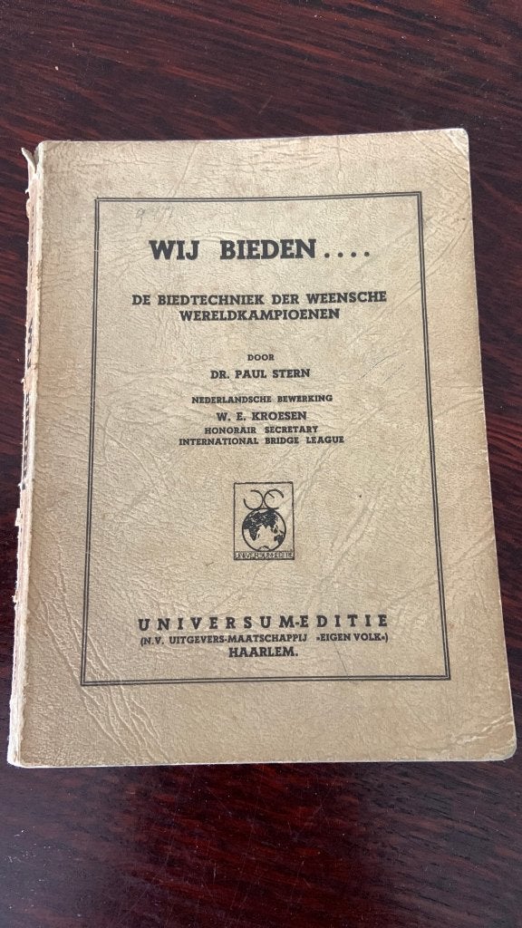 Wij bieden…. - De biedtechniek der Weensche wereldkampioene, Ophalen of Verzenden, Gelezen
