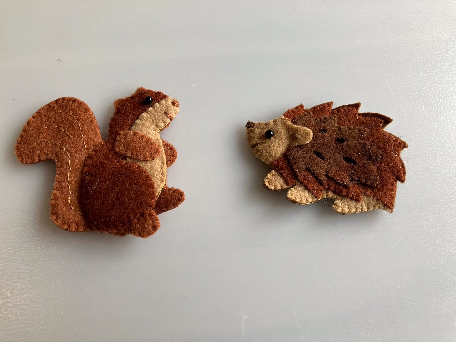 Eekhoorn en egel, Ophalen of Verzenden, Nieuw, Figuurtje(s), Wolvilt
