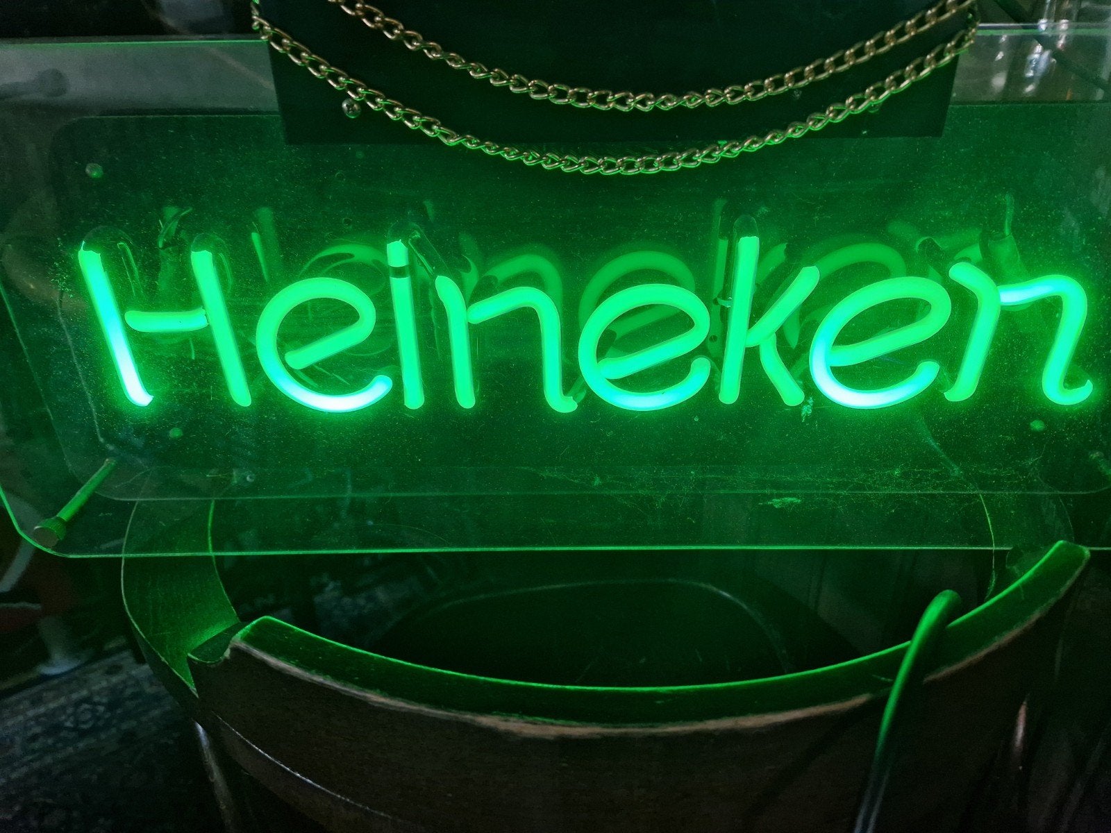 Heineken Neon, Verzamelen, Ophalen of Verzenden, Lichtbak of (neon) lamp