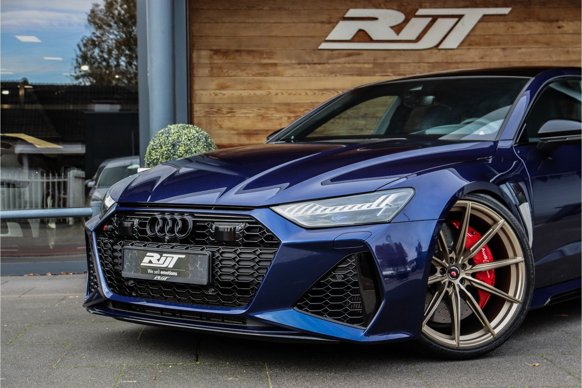 Audi RS7 4.0 V8 TFSI quattro *Dynamic Plus/4ws/Ceramic/Carbo, Auto's, Audi, Automaat, Gebruikt, Parkeersensor, Bedrijf