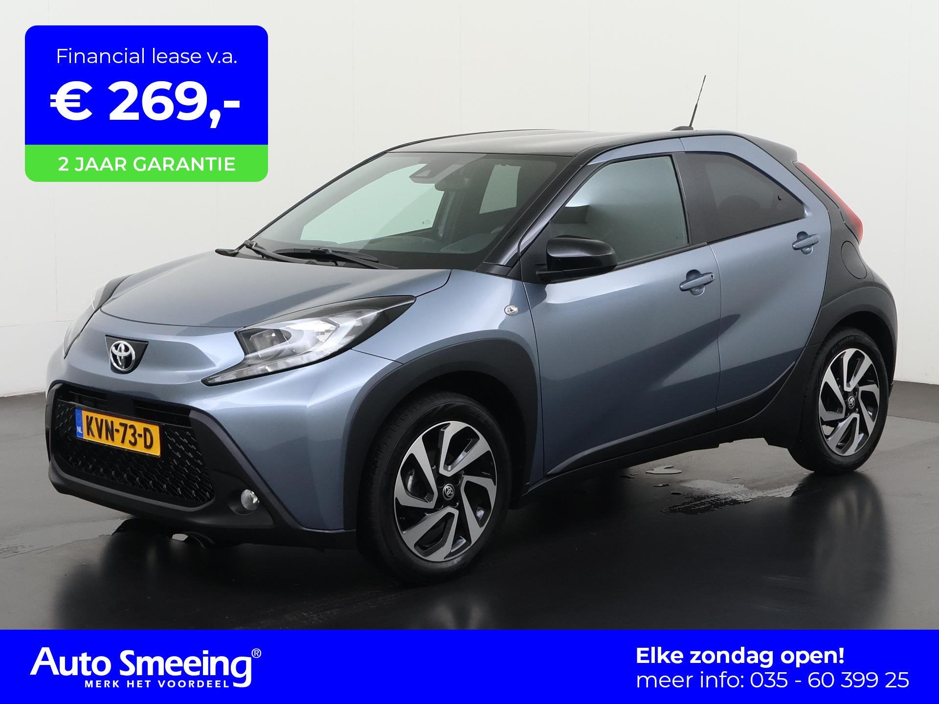 Toyota Aygo X 1.0 VVT-i S-CVT Pulse | Stoelverwarming | Came, Auto's, Stof, Gebruikt, 4 stoelen, 3 cilinders