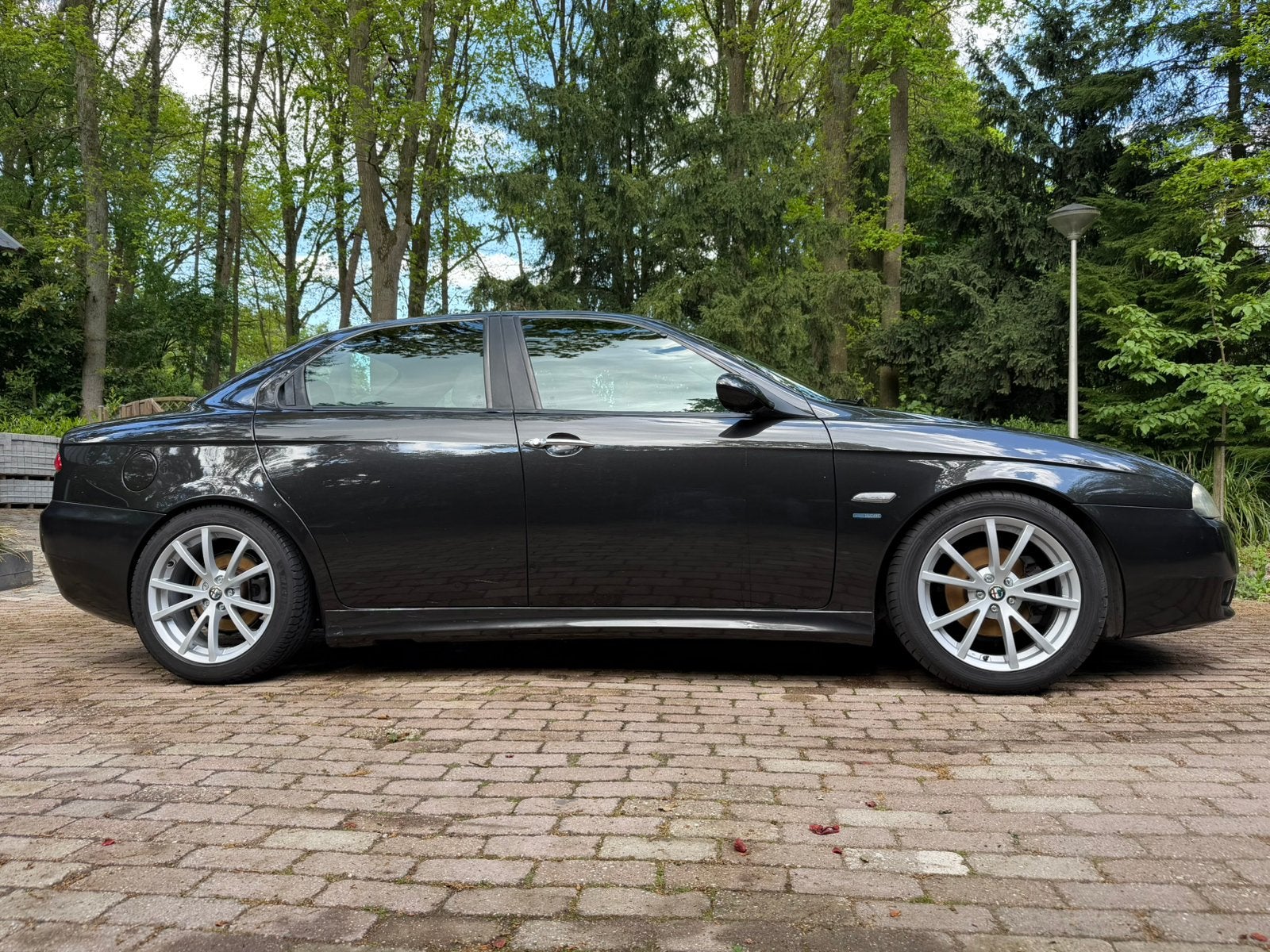 Alfa Romeo 156 1.8 Twin Spark 2005 Zwart, Voorwielaandrijving, 4 cilinders, Zwart, Origineel Nederlands
