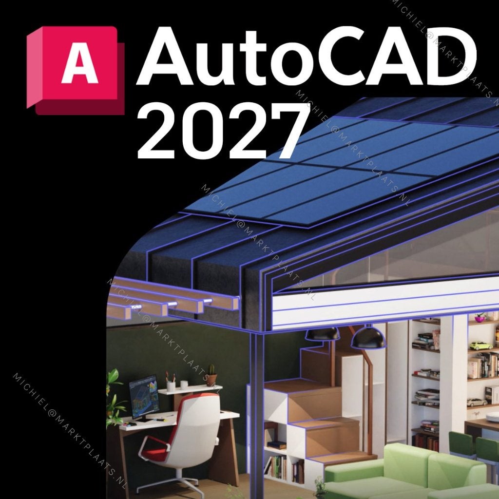 AutoCad 2027 | Windows | Mac | Levenslang | Installatiepakke, Ophalen of Verzenden, Nieuw, MacOS