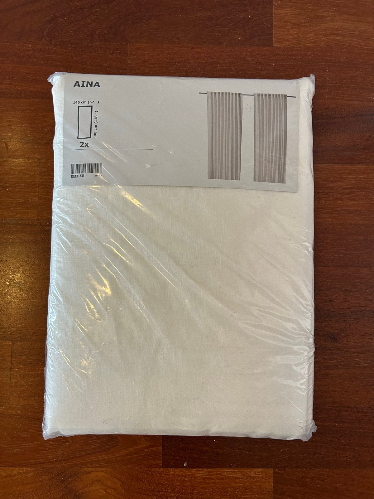 IKEA Aina Gordijnen Nieuw in Verpakking - 145x300 cm, Huis en Inrichting, Stoffering | Gordijnen en Lamellen, Nieuw, 200 cm of meer