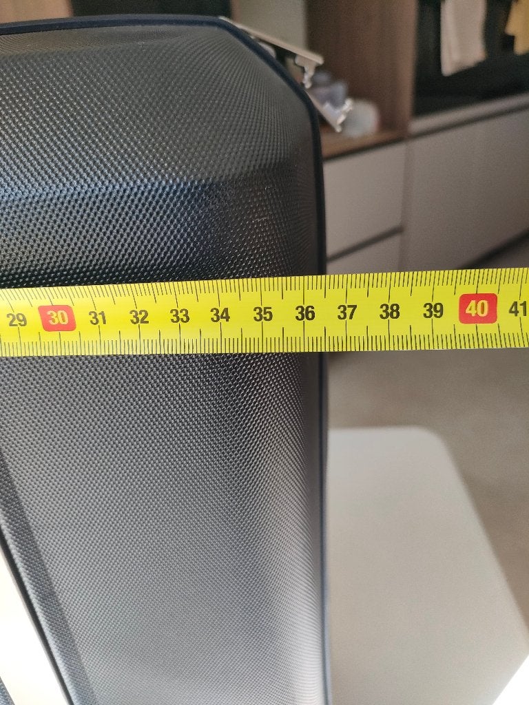 Handige koffer met laptopbescherming en wieltjes, Gebruikt, 50 tot 60 cm, Hard kunststof, 35 tot 45 cm