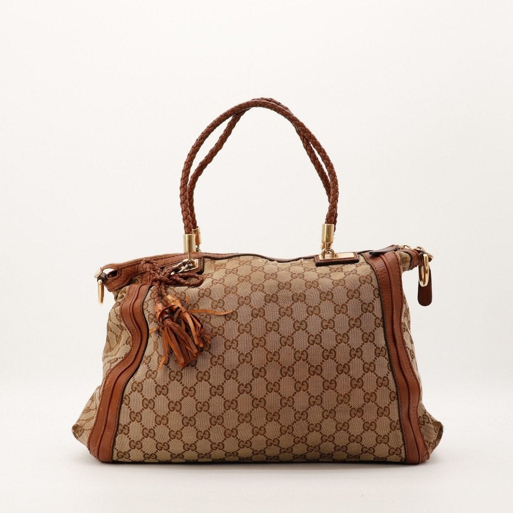 Gucci Bella shopper, Verzenden, Gebruikt, Zwart, Shopper