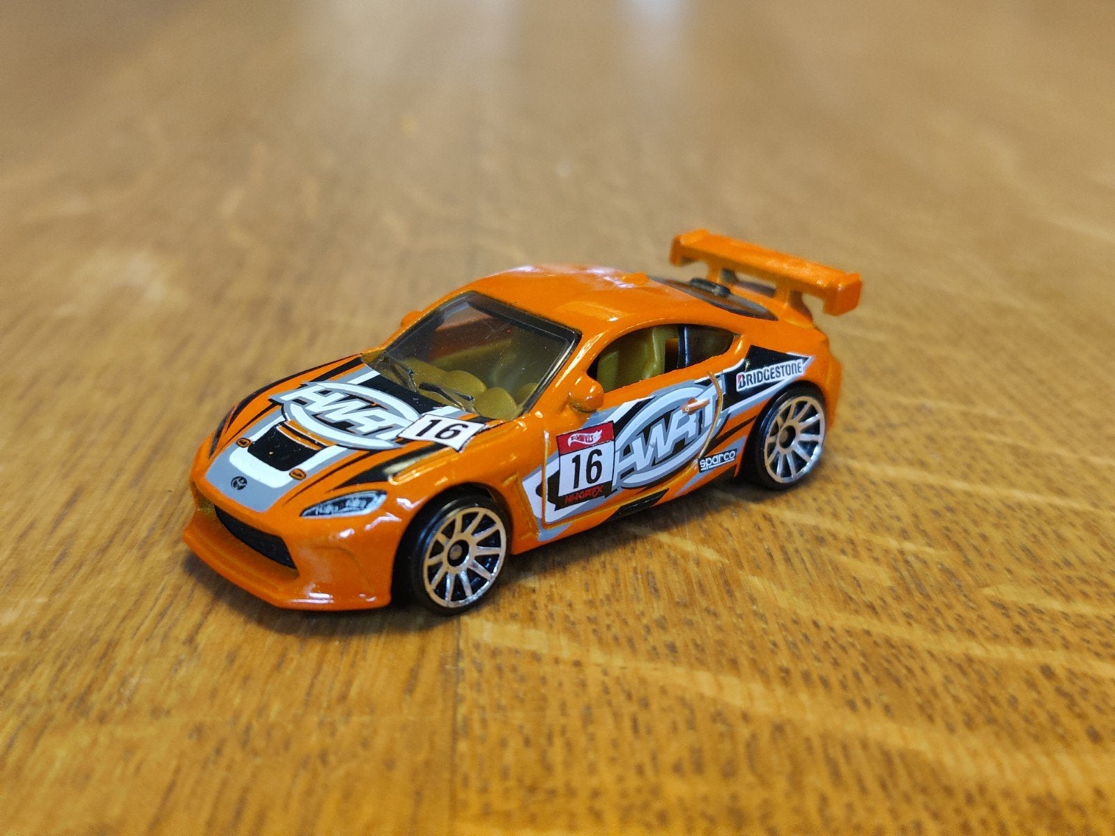 Hot Wheels Toyota GR86 Cup ORANJE, Ophalen of Verzenden, Zo goed als nieuw, Auto