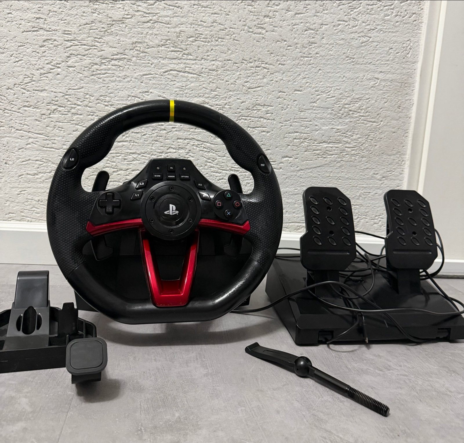 PS4 Stuur met Pedalen, Ophalen of Verzenden, Gebruikt, Stuur of Pedalen, PlayStation 4