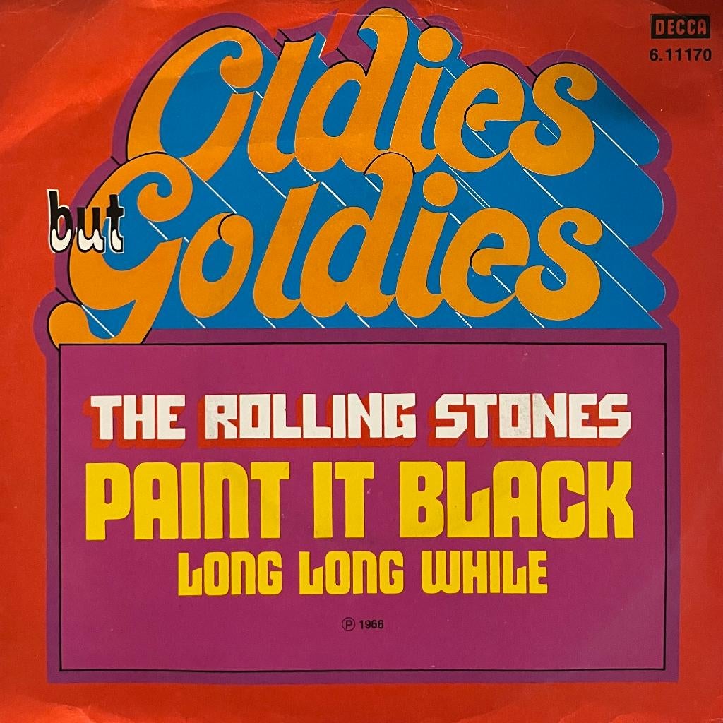 The Rolling Stones - Paint it black, Cd's en Dvd's, Vinyl Singles, 7 inch, Single, Ophalen of Verzenden, Zo goed als nieuw