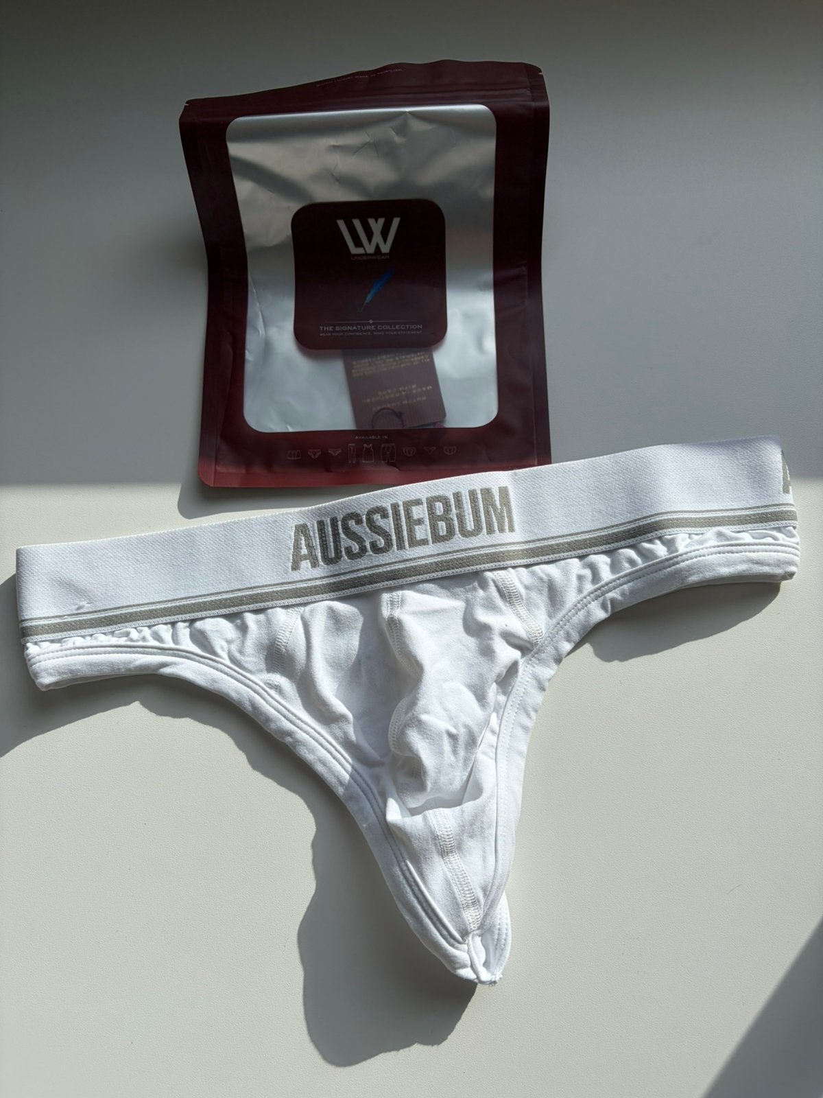 Aussiebum String Nieuw, Kleding | Heren, Verzenden, Wit, Slip