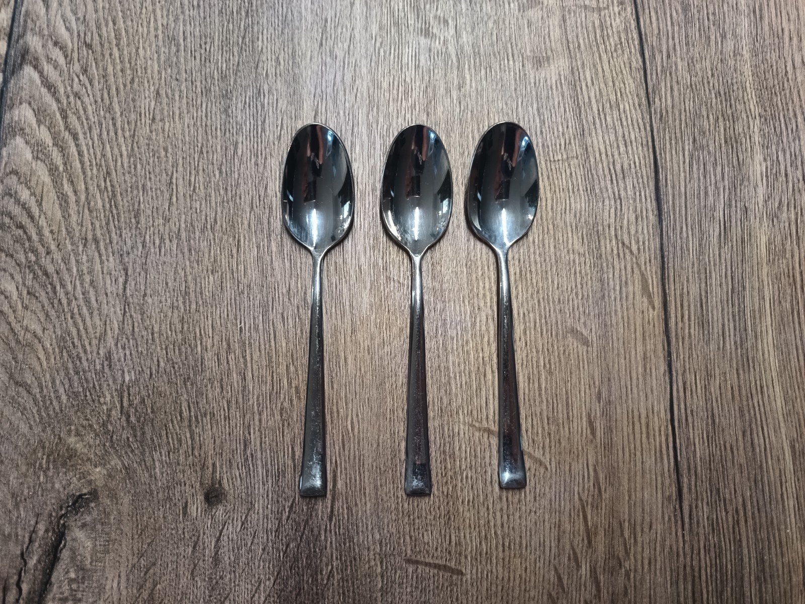 Vivo Villeroy & Boch 3 koffie / thee lepels, Ophalen of Verzenden, Zo goed als nieuw, Rvs of Chroom, Eetlepel
