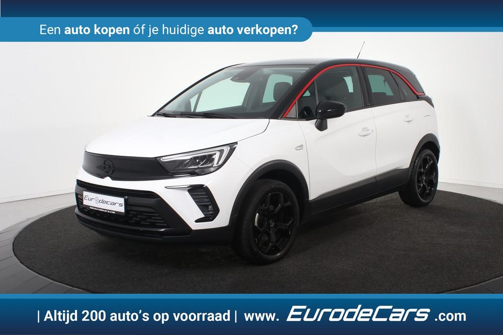 Opel Crossland 1.2 Ultimate *1ste Eigenaar*Leer*Navigatie*DA, Auto's, Opel, Voorwielaandrijving, Gebruikt, 1199 cc, Wit