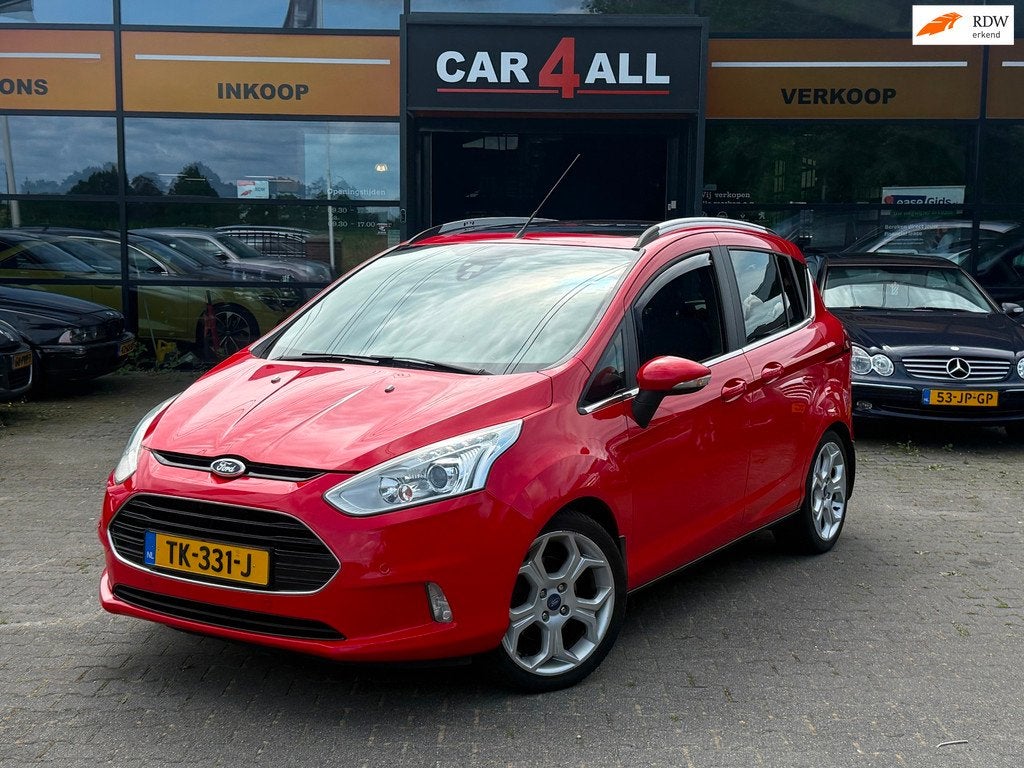 Ford B-Max 1.0 EcoBoost Titanium First Edition NIEUWSTAAT!/B, Auto's, Ford, Voorwielaandrijving, Euro 5, Gebruikt, Automatische klimaatregeling