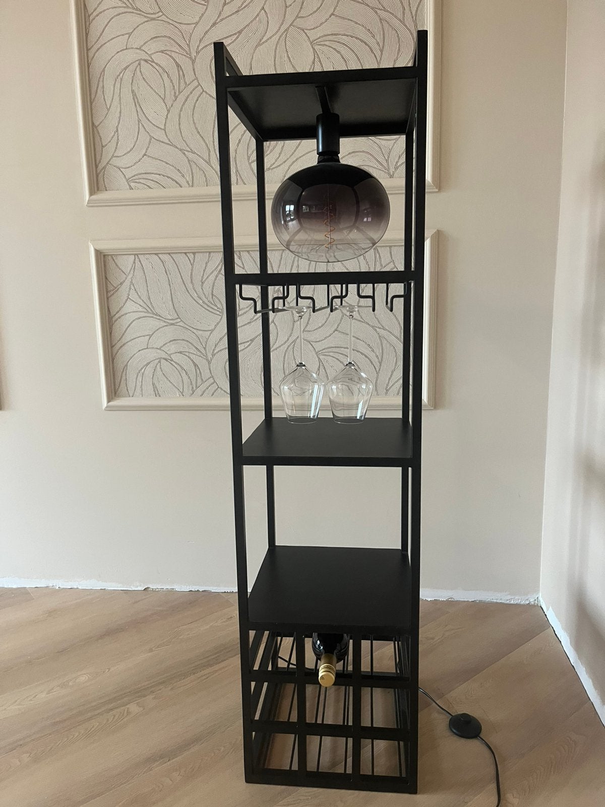 Wijnrek met verlichting, Ophalen, Zo goed als nieuw, 25 tot 50 cm, Minder dan 100 cm