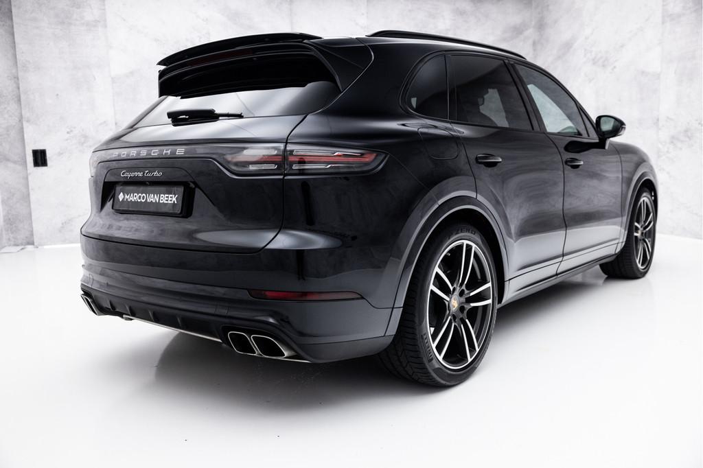 Porsche Cayenne 4.0 Turbo | Pano | Luchtvering | Soft Close, Auto's, Automaat, Gebruikt, Zwart, Leder
