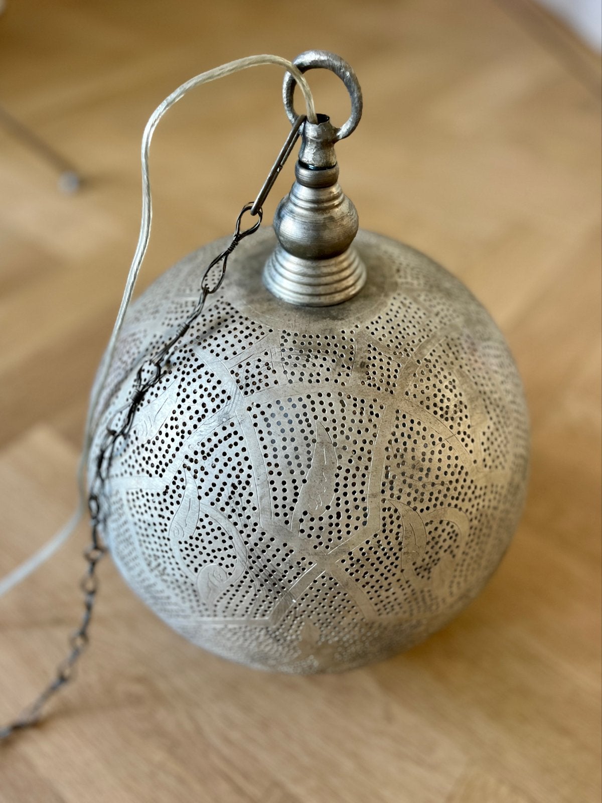 Zenza Oosterse hanglamp met filigrainpatroon, Ophalen, Gebruikt, Oosters, Boho, E27 (groot)