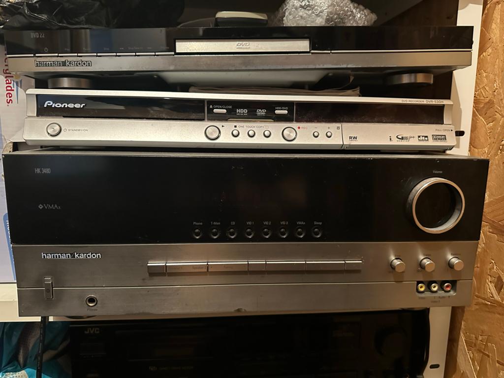 Diverse audio- en videoapparatuur (Harman Kardon, Sony, Pion, Overige merken, Gebruikt, Cassettedeck, Losse componenten