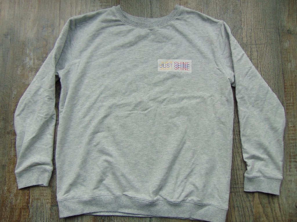 Sweater trui grijs maat 40 Just Shine, Ophalen of Verzenden, Zo goed als nieuw, Maat 38/40 (M), Grijs