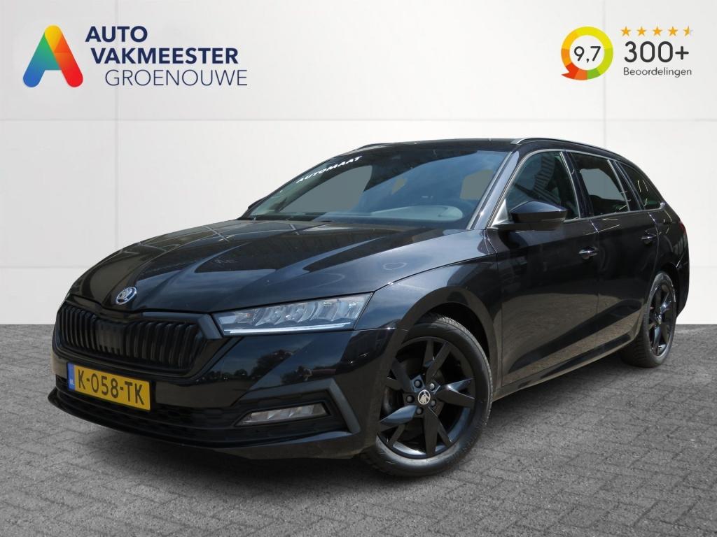 Skoda OCTAVIA 1.0 e-TSI DSG-aut. Sport Business / Sportstoel, Gebruikt, Huisgarantie, Met garantie (alle), Zwart